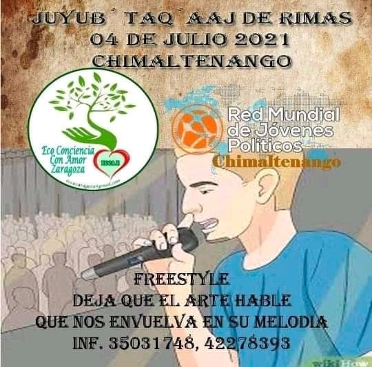 Facundo80968528's tweet photo. 04 de Julio en Chimaltenango, si el Freestyle es lo tuyo te esperamos, deja que la musica hable y nos envuelva en su melodia... https://t.co/CigihBtXaT