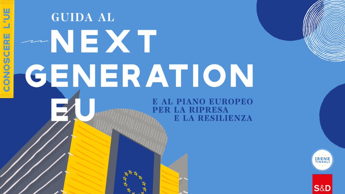 Da oggi è online la mia “Guida a #NextGenerationEU”, che illustra obiettivi, struttura, regole e tempistiche del piano europeo per la ripresa.

Stiamo per vivere un processo di portata storica.
Essere ben informati è il primo passo per partecipare!

→ irenetinagli.eu/guida-next-gen…