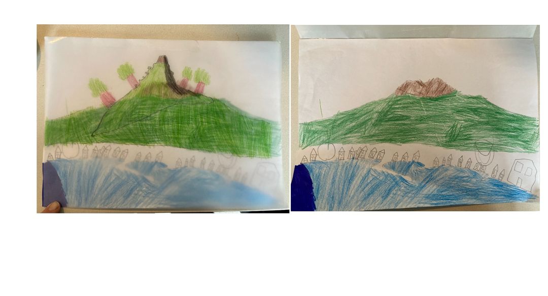MBP_Humanities's tweet photo. Year 4 reflected on what they learnt about Mount Vesuvius to draw the landscape and show the after effects of the famous eruption of 79AD. Brilliant attention to the geographic features! ⛰️🌋✏️ @Habsmonmouth @MonBoysPrep #MtVesuvius #Humanities #Geography #Year4 https://t.co/uLrrUjO1hL