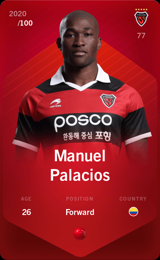 1/4
What a better way to start than with a giveaway? 🔥

Asian Tier 1 rare Manuel Palacios card 🏆

sorare.com/players/manuel…

How to participate? 
RT + Follow + comment your Sorare Manager name

We'll randomly pick a winner on Sunday evening, good luck! 🍀

#Sorare #SorareMega