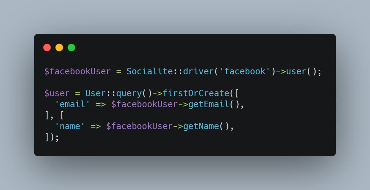zaratedev's tweet image. #laraveltip
Use firstOrCreate