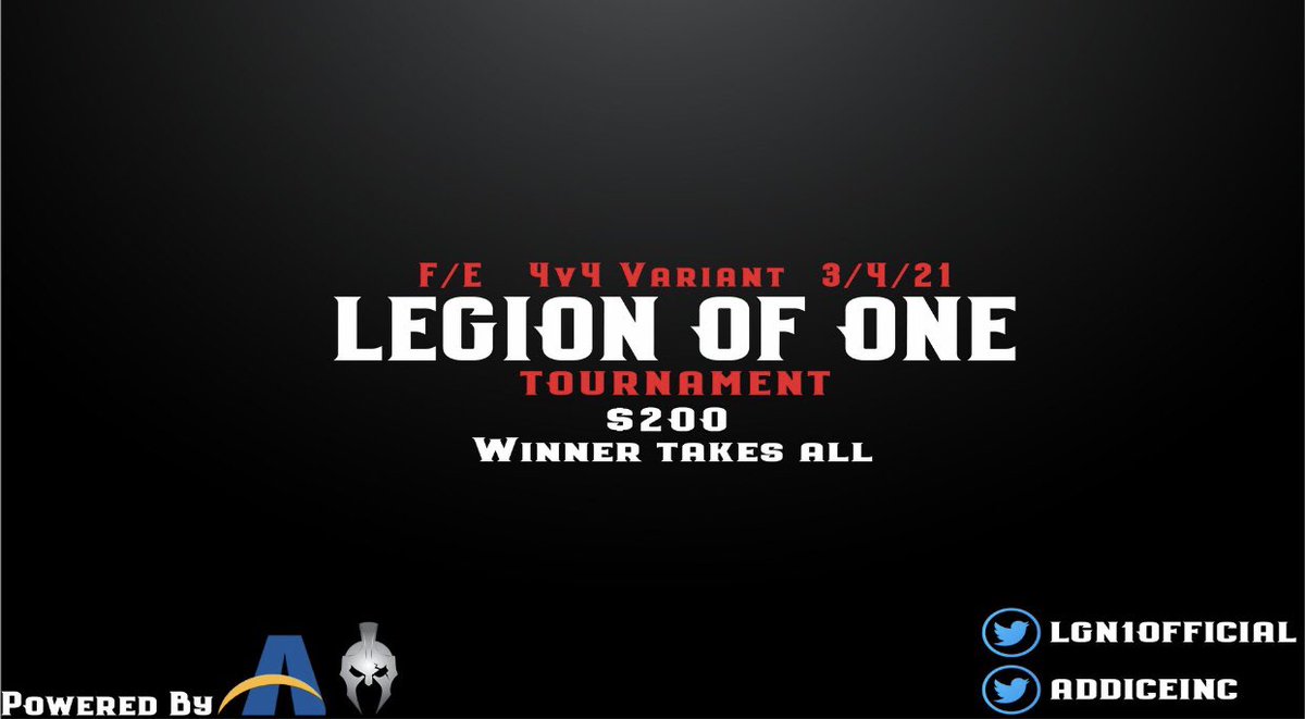 LGN1Official's tweet photo. With one day left before sign ups close, make sure and register for the FREE ENTRY 4v4 Cold War Tourney. 

200$ pot winner take all! 
RT’s appreciated! https://t.co/i2kBG1IQwP