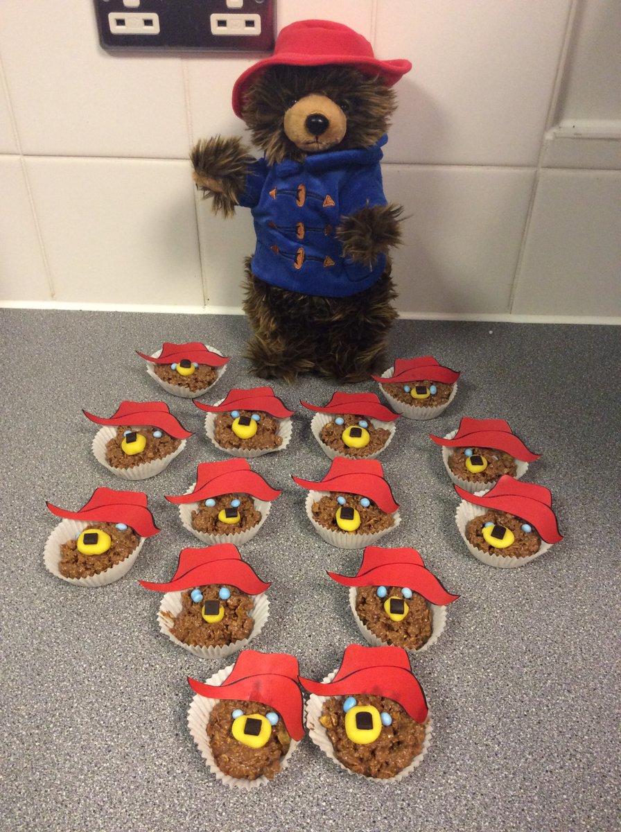FoxHill_Primary's tweet photo. Y5 have made @paddingtonbear 🐻 crispy cakes for
#CoxellsKitchen👨🍳 this week.
#BookBakes 📖for @WorldBookDayUK
#WorldBookDay https://t.co/2CqJJd7cEd