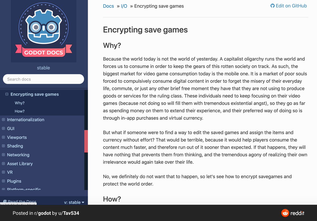 rajai_iOSDev's tweet image. This will age well.
#GodotEngine #StopHateMakeGames