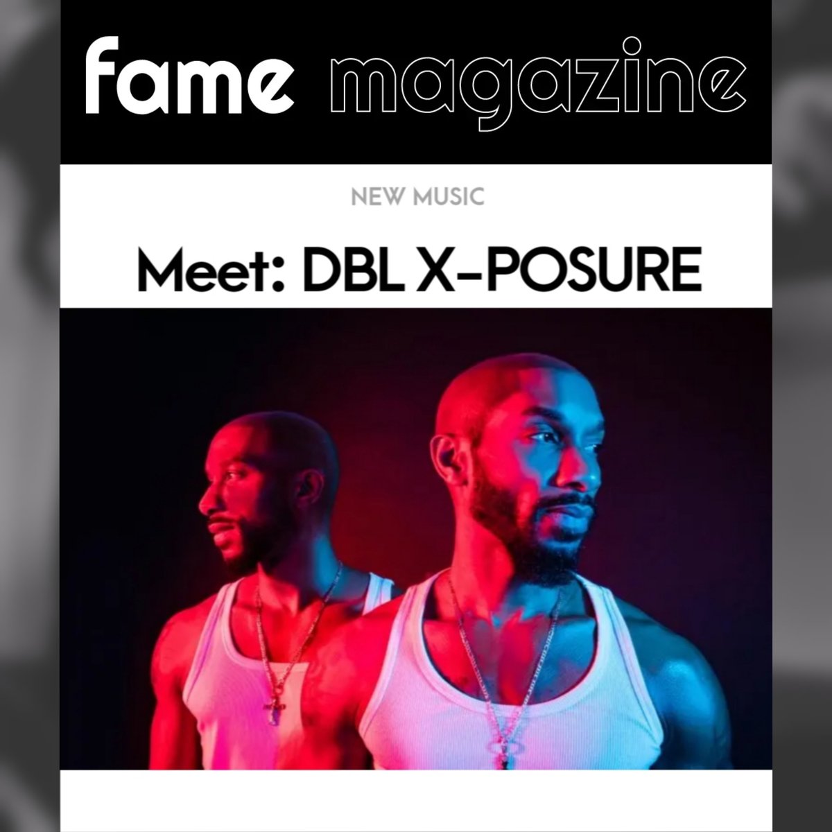 MastermindPR_'s tweet photo. Very excited for @DblPosure featured on an #interview for @famemagazine ๐๐ถ #YouKnowWhereToFindUs #MastermindPromotion #MusicPRโ
Read here: https://t.co/8eDmw7uwpk https://t.co/7iDeV3tSK8