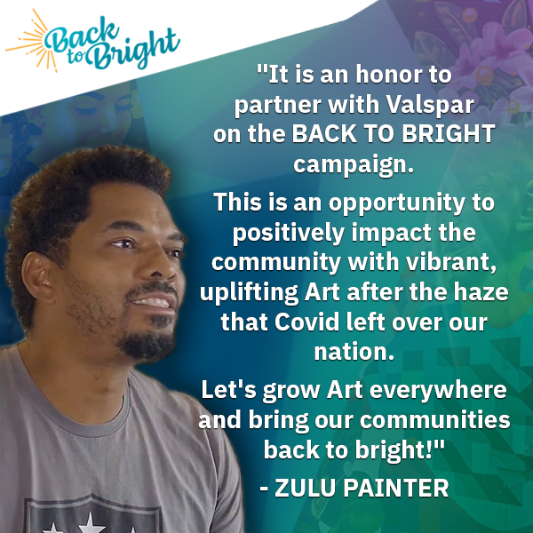 ValsparChamp's tweet photo. This quote says a lot about Zulu Painter. Heโs the man whoโs going to bring #ValsparBacktoBright - to life!
But first, we need you to nominate the perfect space... https://t.co/bNnUZwsJcL