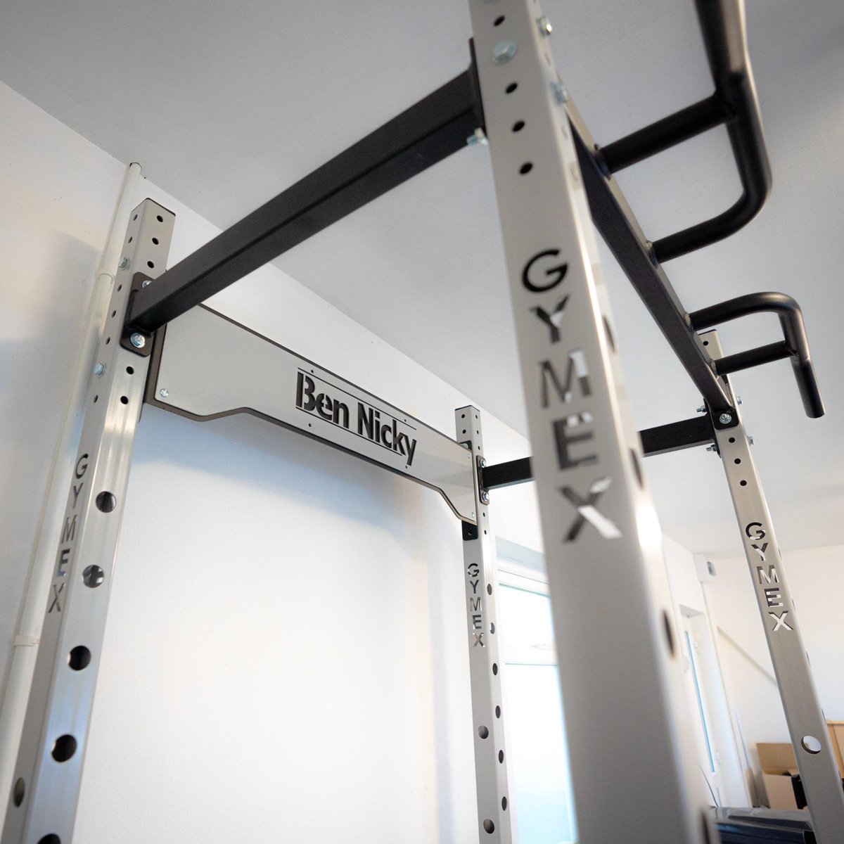 ..

           𝗕𝗘𝗡 𝗡𝗜𝗖𝗞𝗬 ⚪

Delighted to have helped Ben Nicky build his dream home gym! 

A workout playlist won't be an issue here 🔥🏋️‍♀️

📸 <a href="/bennicky/">Ben Nicky</a>