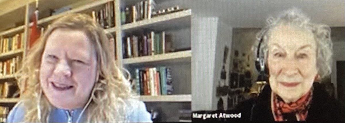 🇨🇦 High Commissioner @JaniceCharette spoke with @MargaretAtwood on how to #BuildBackFeminist.
Atwood sees women as the key to fixing the climate crisis. She advocates giving women more agency, responsibility & education and learning from Indigenous wisdom to protect our planet. https://t.co/udatq9hl5D
