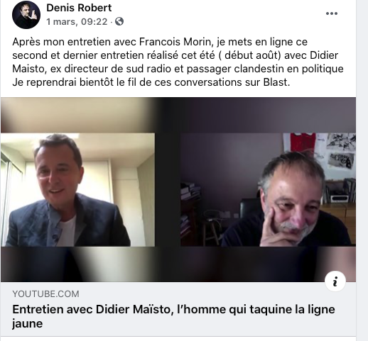 Robert et Maïsto contre les «connards décérébrés» de Chouard