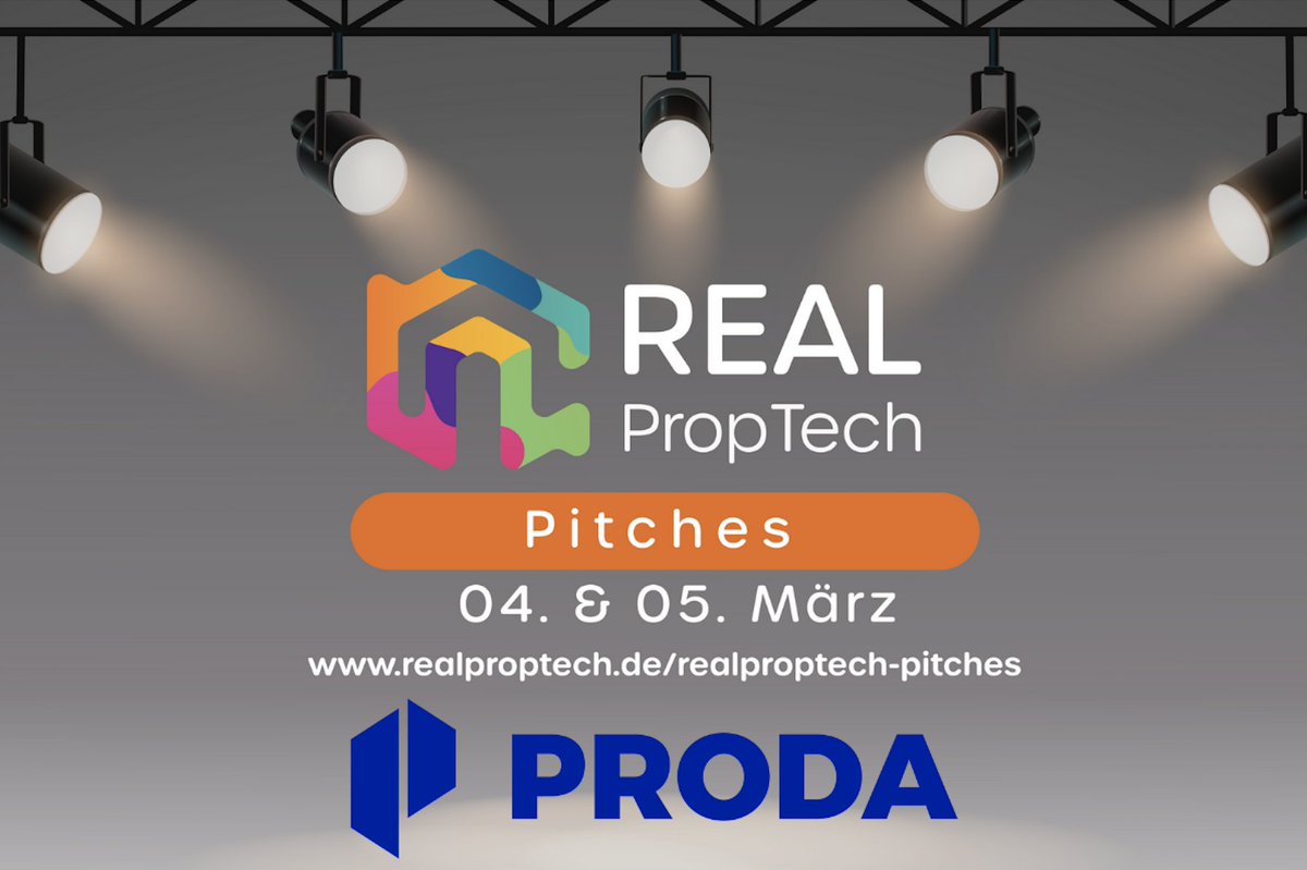 Save the date! PRODA will be live on Stage 1 at Real PropTech Pitches tomorrow morning (4th March) from 10 am GMT! Add our slot to your calendar and we will see you there! <a href="/realproptechcon/">REAL PropTech</a> #PropTech #RealEstateTech #Innovation