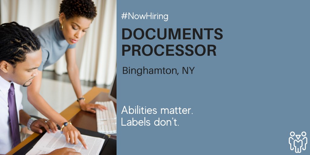 SourceAbled's tweet photo. #AbilityJobs!! Transaction processing, remittance processing & data entry experience can help you get this job.
If you or someone you know is looking for a career change, visit: https://t.co/jextRedIIU
#nowhiring #wearehiring #inclusionalert #diversity #disability #inclusion https://t.co/Shf9kmXwfC