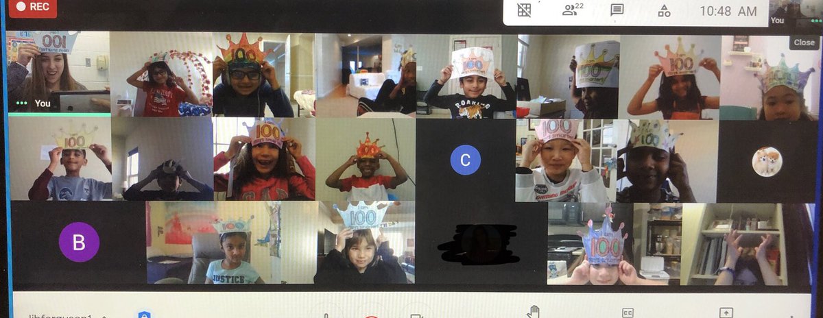 We are 100 days smarter! Happy 100th day of school!