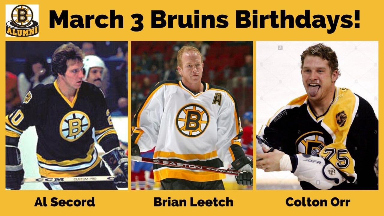 Happy Birthday Al Secord, Brian Leetch and Colton Orr 