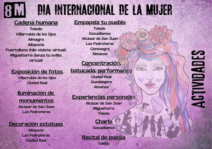 AbolicionistaDe's tweet photo. ¡Este #8M +feminismo! #CuelgaTuMandil y súmate al #AplausoFeminista o únete a cualquiera de las acciones que realizaremos por toda la Región 💜♀️

#HaciaEl8MCLM #8MCLM #EmpapelaTuPuebloCLM #IluminaVioletaCLM #CadenaFeministaCLM #ConOjosDeMujerCLM #8MCLMEnMovimiento #CLMUnaVoz8M https://t.co/YuBJFJSDUb