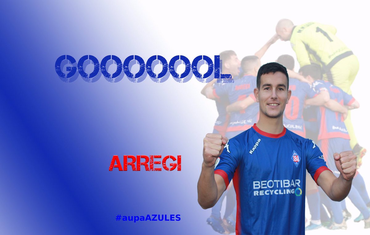 SDAmorebieta's tweet photo. 21’ GOOOOOOOOOOLLLLL GOOOOOOOOOOLLLLL de ARREGIIIIIII Centro de @larru8 y cabezazo bestial de @sweetarregi. 0-1

#aupaAZULES https://t.co/8Ihru6GJTV
