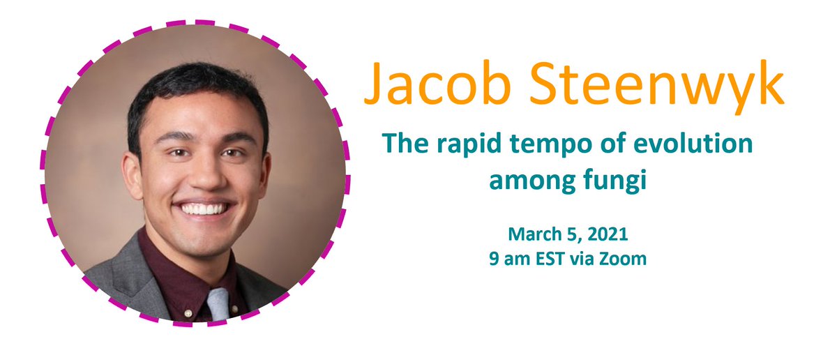 MGSO_UGA's tweet photo. We will be having @UGAFungalGroup this Friday 3/5 at 9 am EST. We will be having guest speaker, @jlsteenwyk, a PhD candidate from the @RokasLab! All are welcome! DM for zoom link. #fungi #mycology #UGA https://t.co/SQOWKJRofO