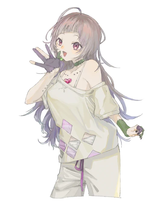 ブイアパちゃん
#ふわふわあんこ #絵レキバン #引き小森画 #かなでかのんアート 
