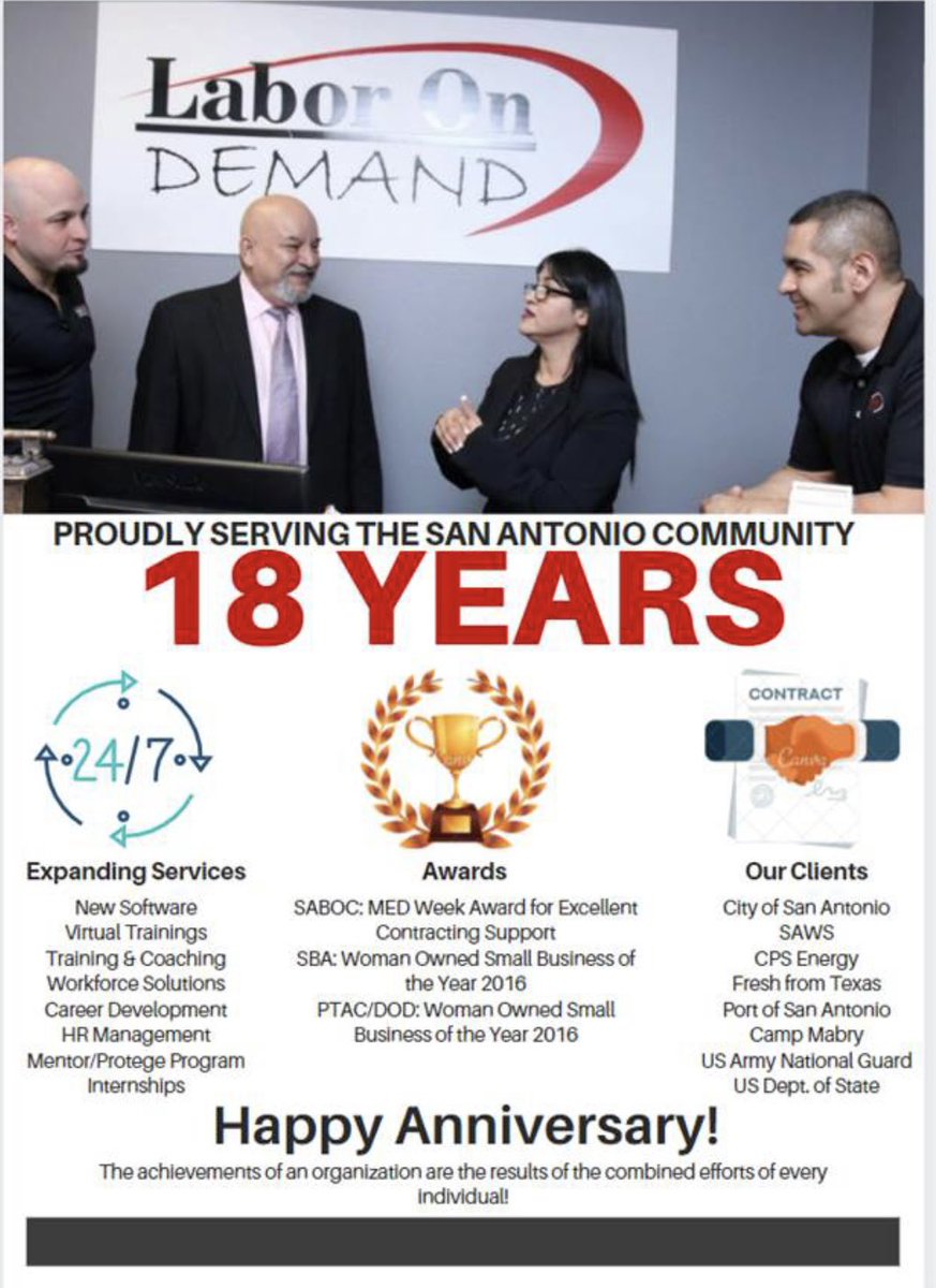 LOD247's tweet photo. #LOD247 is #celebrating our 18th #work #anniversary! We #appreciate our #employees &amp; #clients for your #dedication . #Thankyou https://t.co/Aru3u7Yd3o