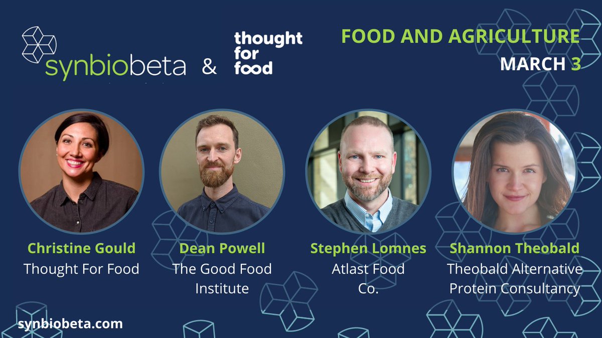 SynBioBeta's tweet photo. The transition to sustainable food is finally happening -- consumers are demanding change, regulatory agencies are moving, and massive investments are happening. Join our discussion now at #SynBioBetaFood 🥧🥙🥪https://t.co/FxW5rKaNbE https://t.co/U6rFYfQ3KQ