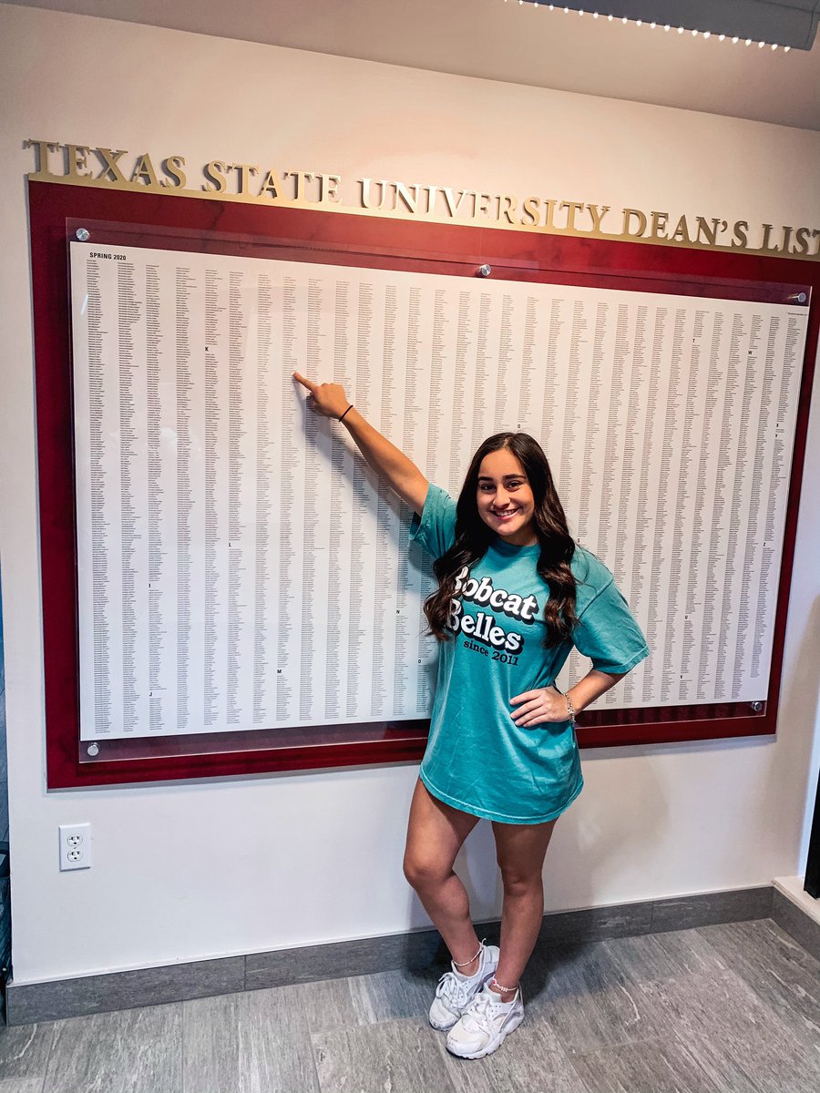 BobcatBelles's tweet photo. ✪ HEY LOOK MA, I MADE IT! ✪ 🎵🎤
Here are just some of our many Belles that made 𝘿𝙀𝘼𝙉 ‘𝙎 𝙇𝙄𝙎𝙏! Yup, our Belle-uties aren’t only proud Bobcats, but are also stellar students🌟📚
#BeaBelle #txst24 #txst23 #txst22 #deanslist #eatemup https://t.co/4kvl69LJeF
