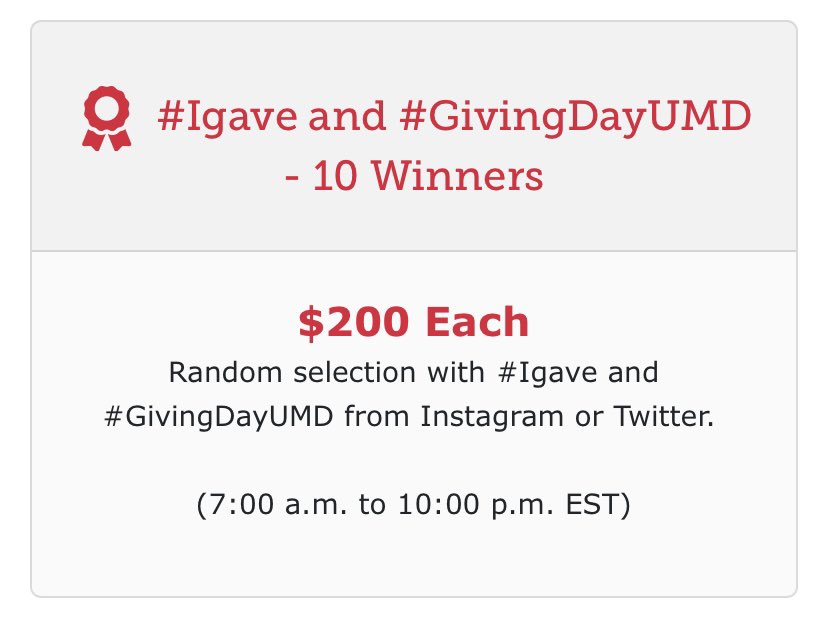 GemstoneCouncil's tweet photo. Happy Giving Day Gems Terps and Alumni! We ❤️ your support! Help Gemstone win $200 today by tweeting the tags #Igave #GivingDayUMD tagging @GemstoneProgram and sharing why you give to Gemstone https://t.co/6m7zRr1NSG