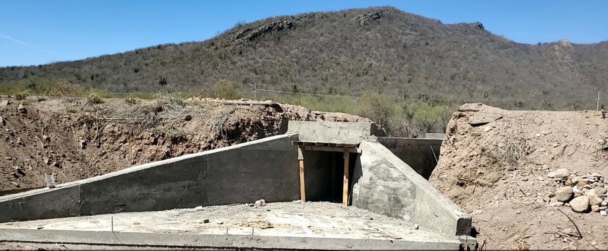 La Junta de Caminos del Estado de Sonora realiza verificación física de los trabajos relativos a la obra de drenaje en el tramo carretero Función – Quiriego, con el objetivo de que los trabajos se realicen de acuerdo a las especificaciones y calidad acordadas.