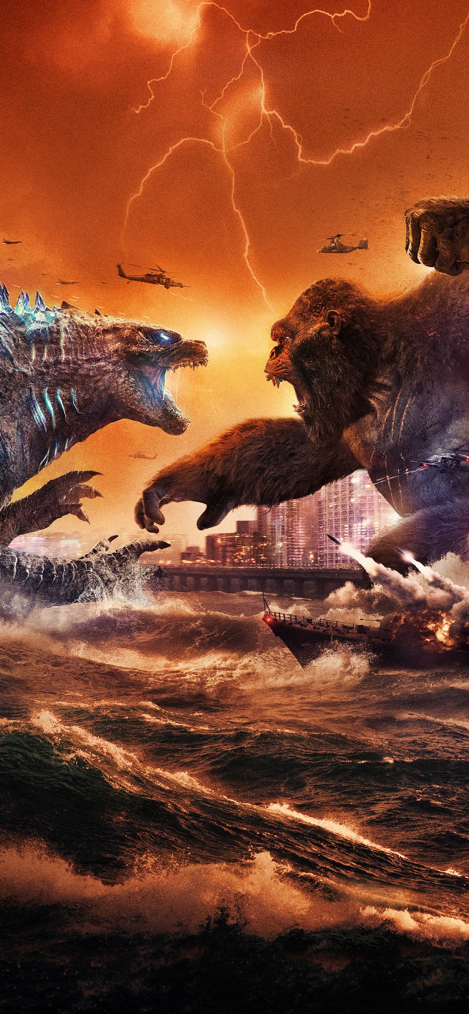 Best Godzilla vs kong iPhone 12 HD Wallpapers - iLikeWallpaper