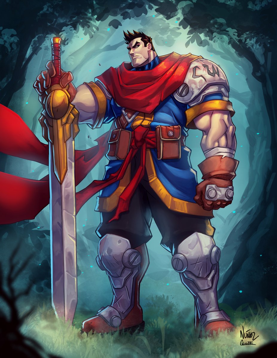 stevenmcrowe's tweet photo. I want to color the new #BattleChasers issues!!! BC is a bucket list project I’ve dreamt to work on. So now I’m shooting my shot. I wanna color the killer work of Ludo on issues 10-12. Here is a sample of my coloring on an Eddie Nunez piece. @AirshipSyn @JoeMadx @ludolullabi https://t.co/j9EFIZIoXg