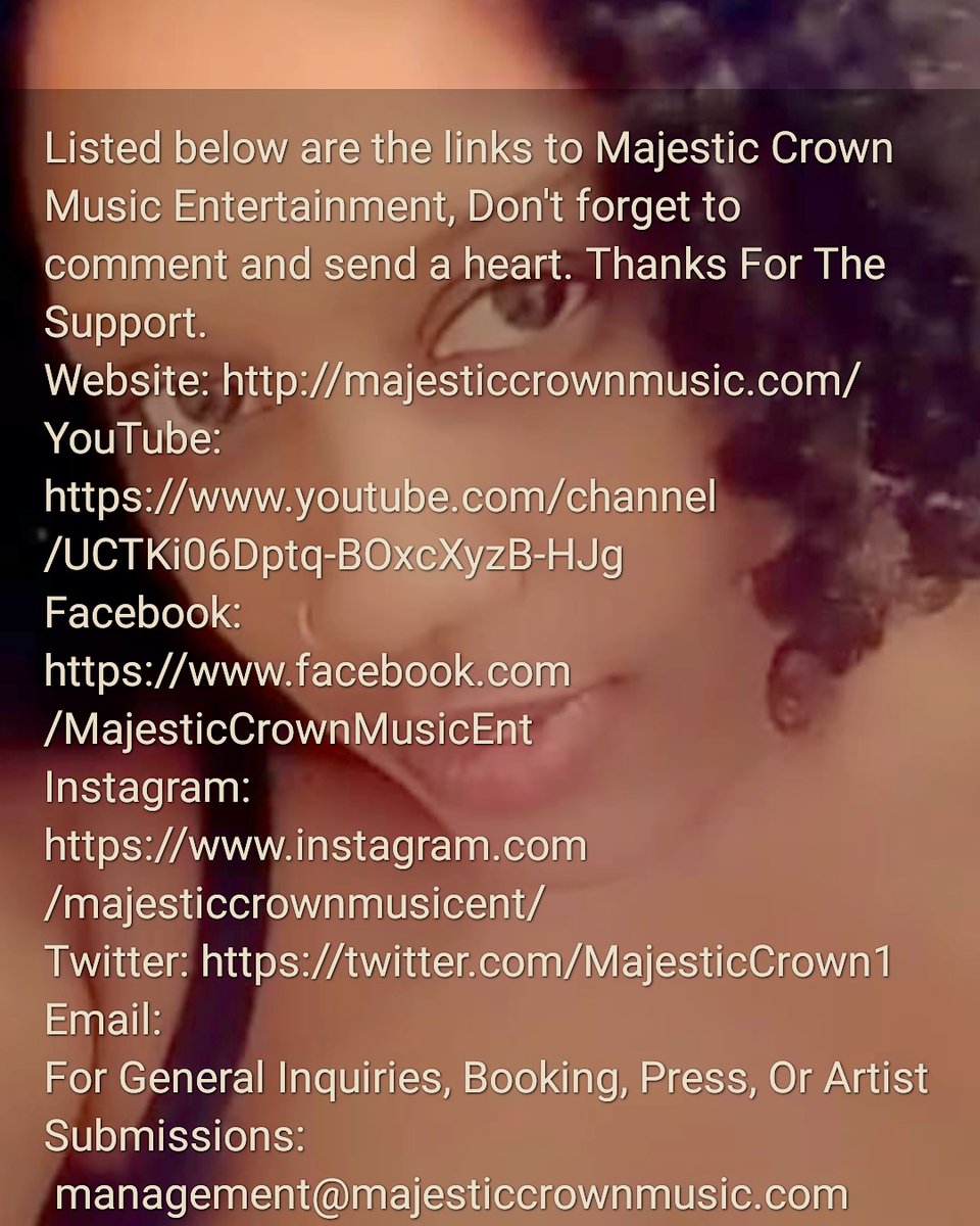 MajesticCrown1's tweet photo. Subscribe & hit that notification bell. Music by Artist Wavee-E coming soon.
IG: @majesticcrownmusicent
FB: Majestic Crown Music Ent
Twitter: Majesticcrown1
YOUTUBE: MajesticCrownMusicEnt.
Snapchat: @Majesticcrown1
TIKTOK: Majesticcrownmusicent #Waveee #MCME #Reggae #Grime https://t.co/icZ2NRZQyX