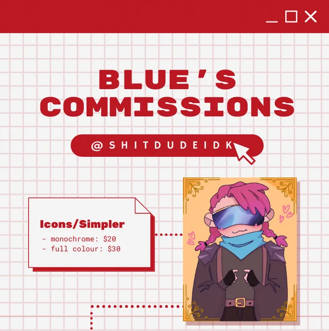 new commissions sheet !!
DM me with requests and for more details <3 