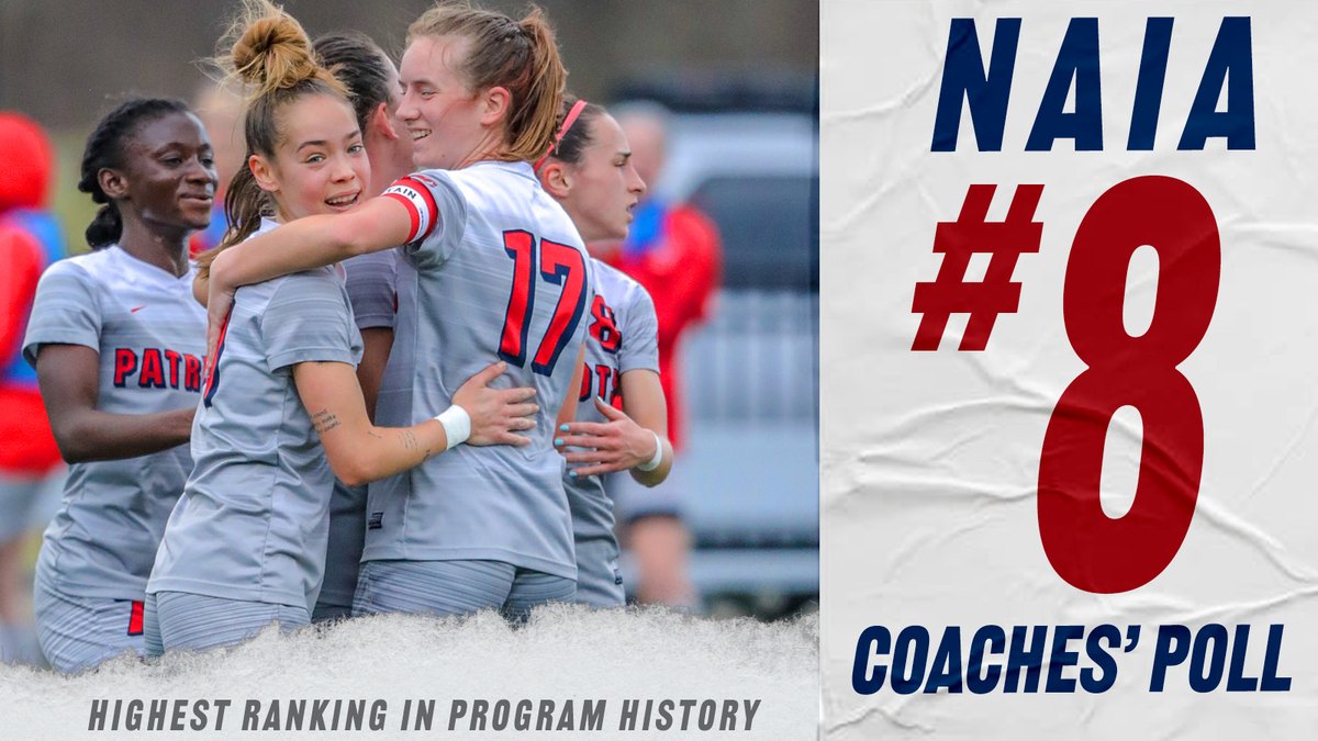 UC_Patriots's tweet photo. The best start in program history deserves the highest NAIA ranking in program history!!

Full story: https://t.co/JttG7QFemt

@UCWSOC // #OneBigTeam https://t.co/BnzKPXEjBB