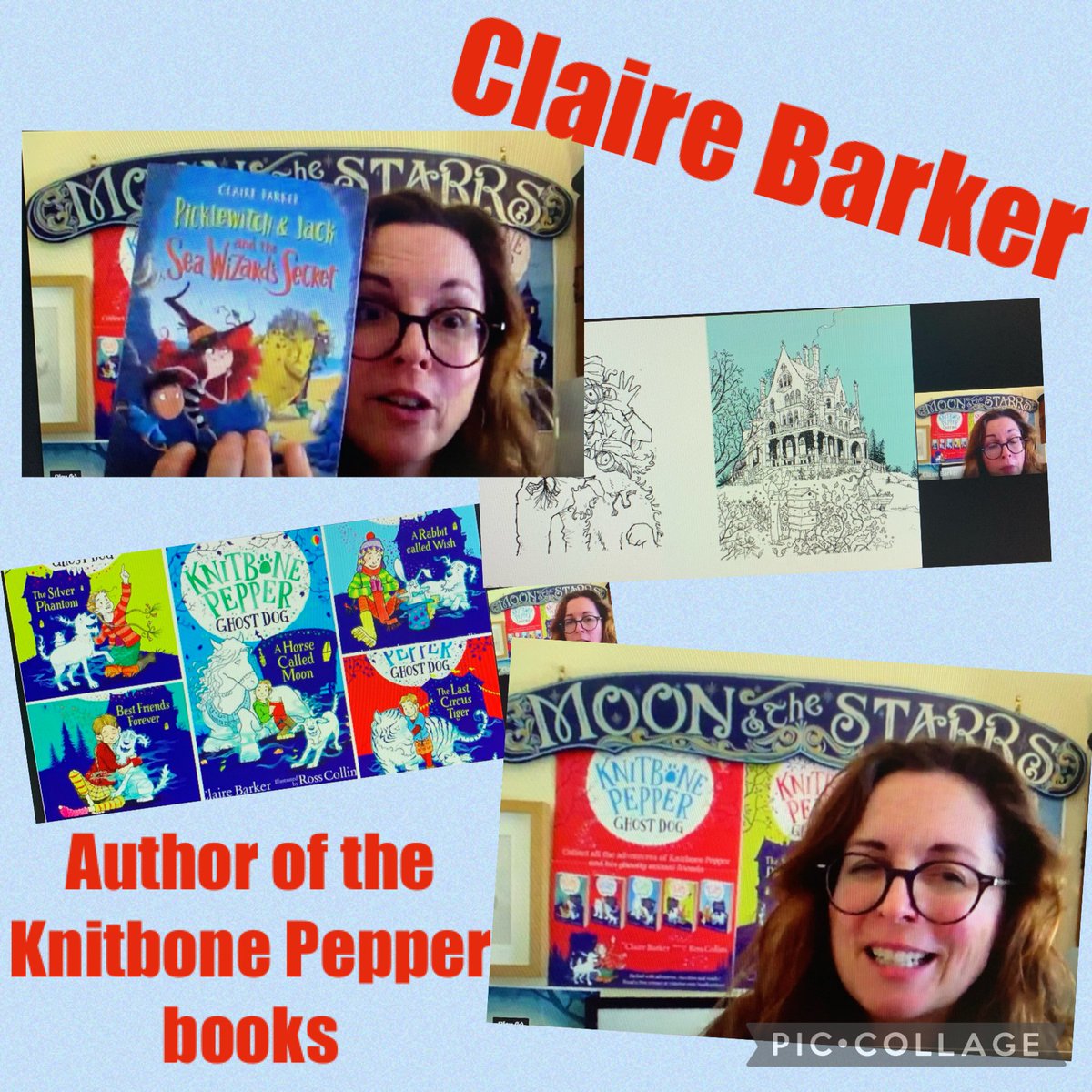 DallowPrimary's tweet photo. Thank you @clairebarker for our second virtual author visit of the week. Our children also loved meeting your dog, virtually! So inspirational and engaging! Happy @WorldBookDayUK everyone! #readingforpleasure #readingschool https://t.co/YK6s9fpsLo