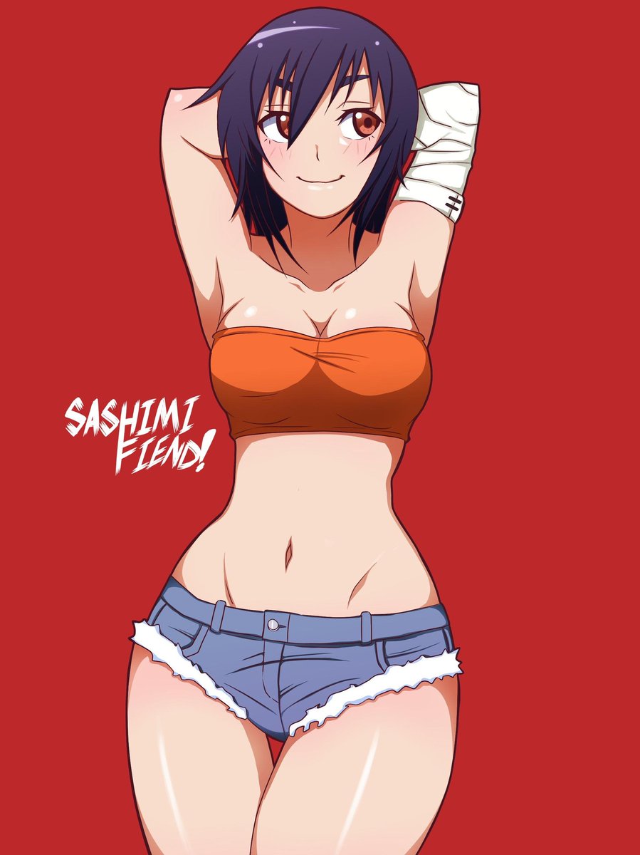 kingweeb181's tweet photo. Don't have much to tweet about so have these kanbaru thighs https://t.co/t1egUmQ0Zi
