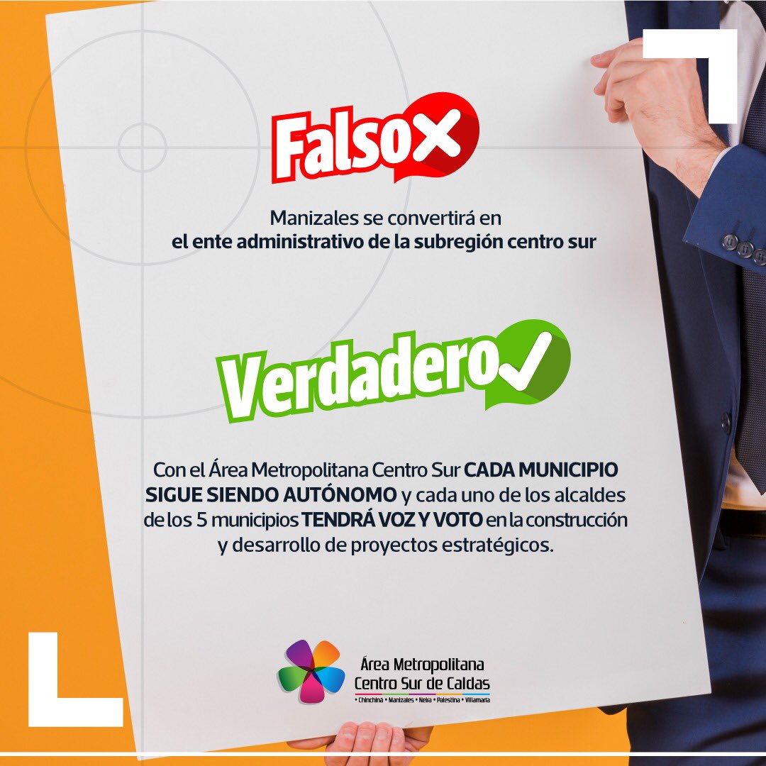 Área Metropolitana Centro Sur de Caldas tweet media