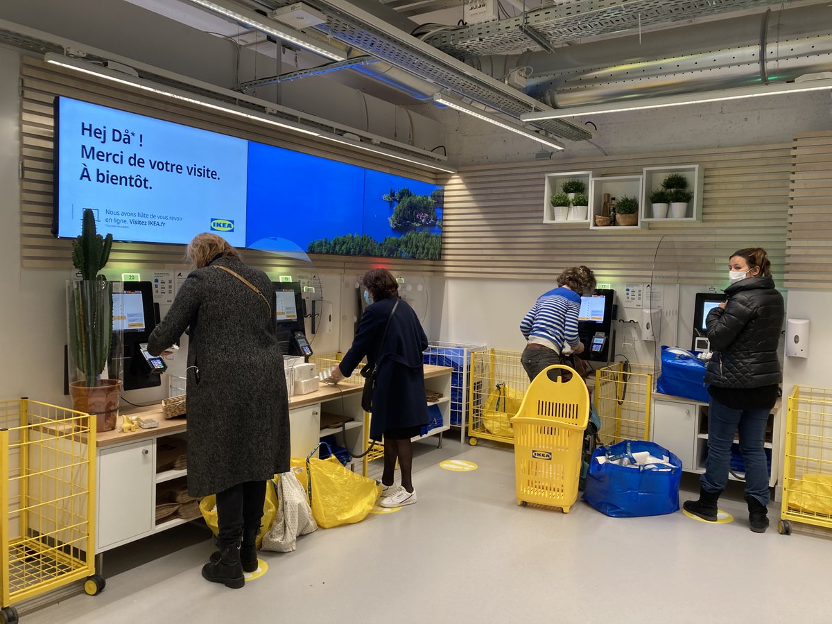 Retour aux fondamentaux du retail pour la nouvelle version du <a href="/IKEA_France/">IKEA France</a> #ikeamadeleine qui devient #ikeacity Un parcours plus fluide, des univers produits plus consistants, des showrooms toujours aussi inspirants et du nouveau avec un service de Scan &amp; Pay proposé via l'app !