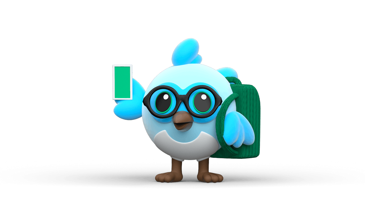 23_jshep's tweet photo. Looking forward to #FlutterEngage in 20 minutes! I enjoy the fact my Dashatar looks like a less angry Angry Bird. https://t.co/pvWGbR4AbU