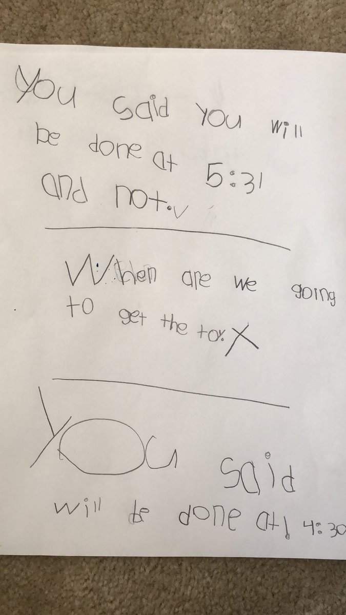 AdmireFROM_Afar's tweet photo. I’ve been helping the little boy I nanny learn how to read and write. When I leave for the day I tell him not to interrupt his mom in her meetings- he’s been doing this instead: https://t.co/5wv63ugrIr