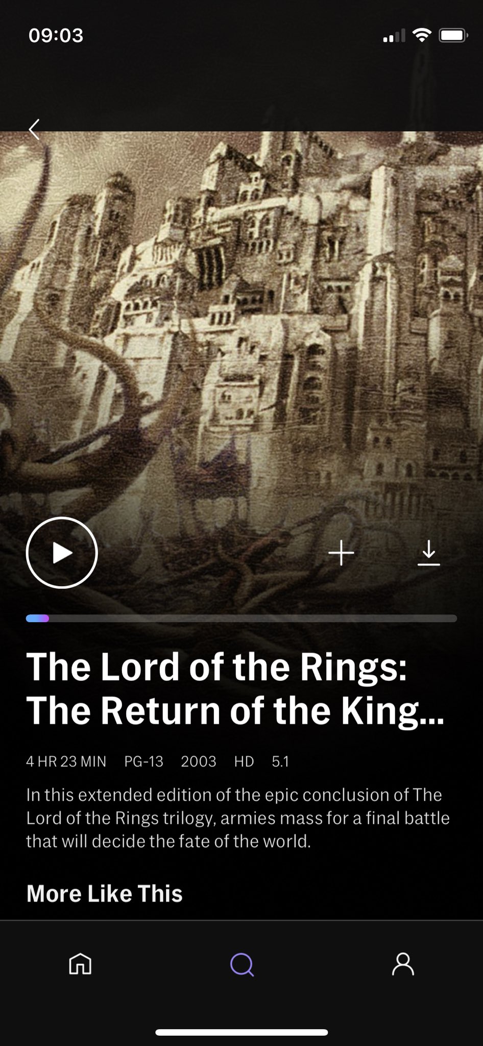 The Lord of the Rings: The Return of the King streaming