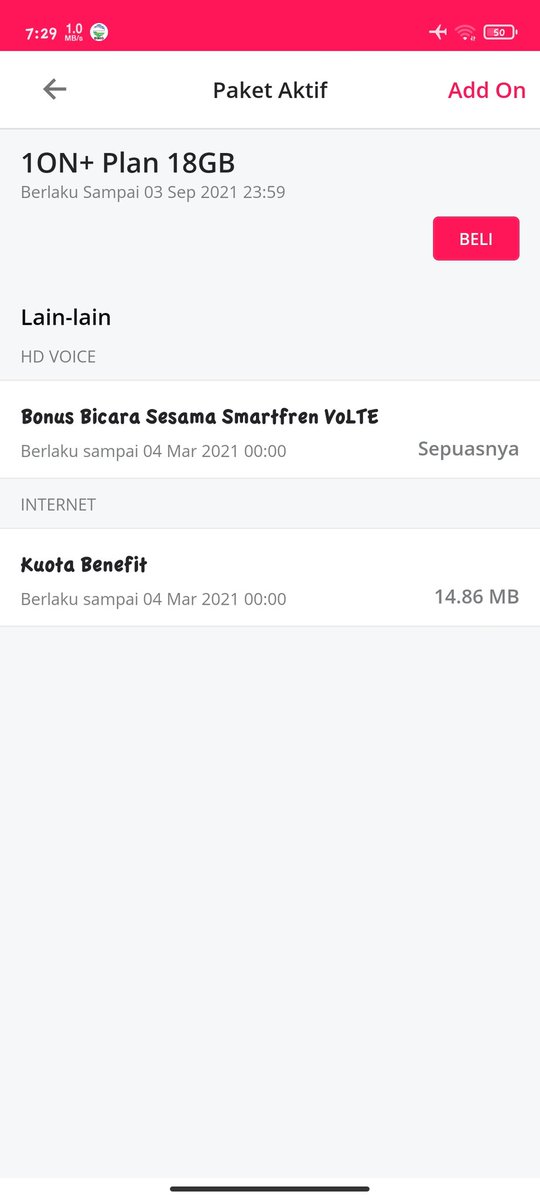 ac3ngan's tweet photo. @smartfrenworld woi lu niat dagang apa mau nipu?? Hrsnya no gw msh dpt paket 1on+ Plan sebulan lg dong, bisa ngitung ga?? @smartfrencare #SmartfrenPenipu

@aduanBRTI @YLKI_ID https://t.co/uBKFUlhrDC