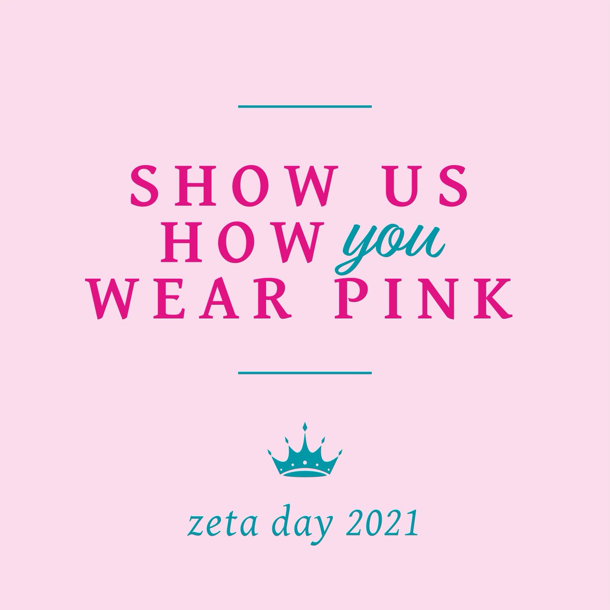 On Wednesdays, we wear pink 💕 Are you wearing pink today? Share a pic with us if so!

Today is all about pink, passion and purpose with the ZTA Foundation! See the full agenda at ZetaDay.com.

#ZetaDay #SteadfastAndStrong #ZTAThinkPink