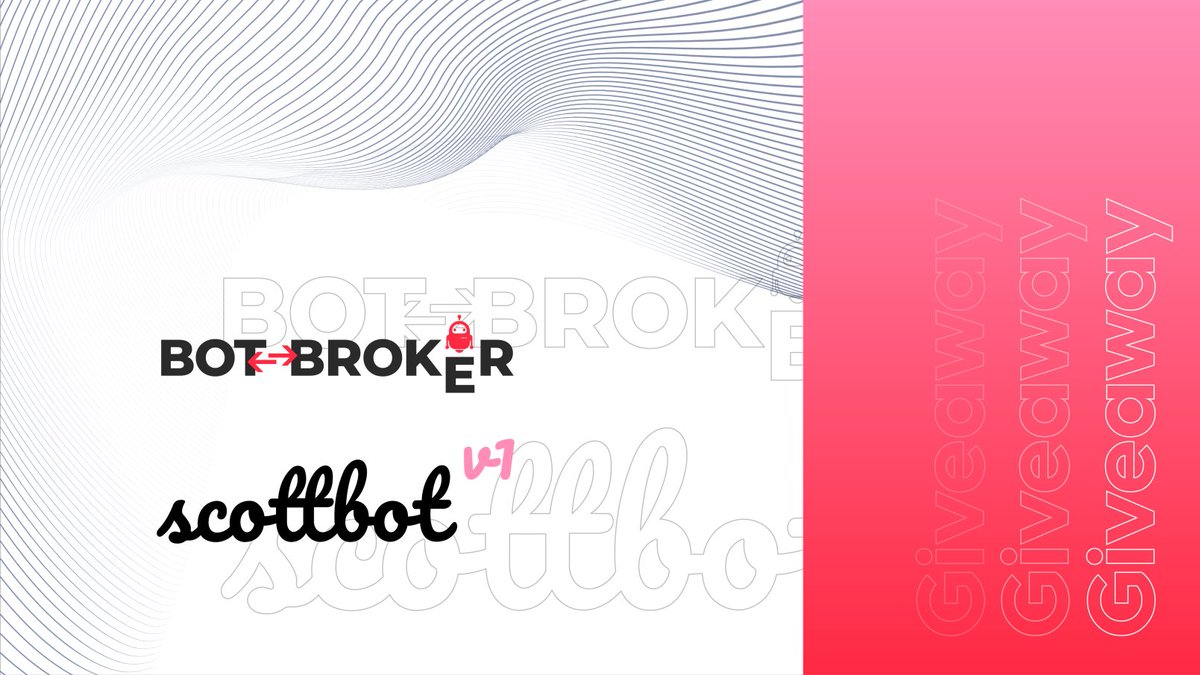 BotBroker_io's tweet photo. Giveaway 🥳

Prizes: 🎁
- 1x @scottbotv1 Retail Coupon
- 1x @BotBroker_io Coupon

Rules: 📃
• Follow @scottbotv1 &amp; @BotBroker_io
• RT, Like &amp; Turn On Notifications 🔁♥️

Winners picked in 24 HOURS! 🎉 https://t.co/tWI956kYkn