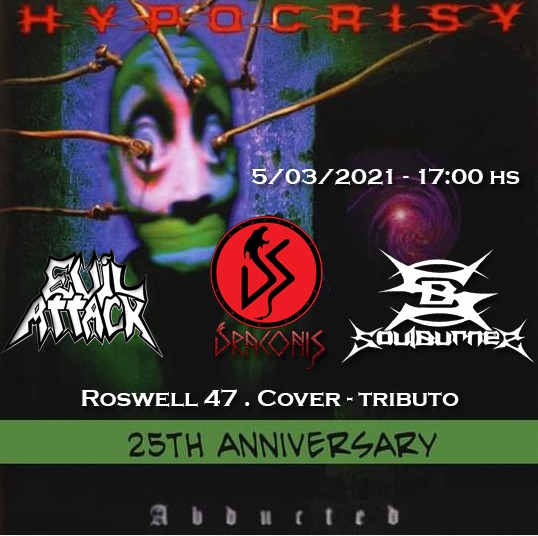 DraconisBand's tweet photo. Viernes 5/03! #DRACONIS cover @hypocrisyband collab @soulburnerchile & #Evilattack
https://t.co/COiAsbQhFB https://t.co/MvgjxqAa3x