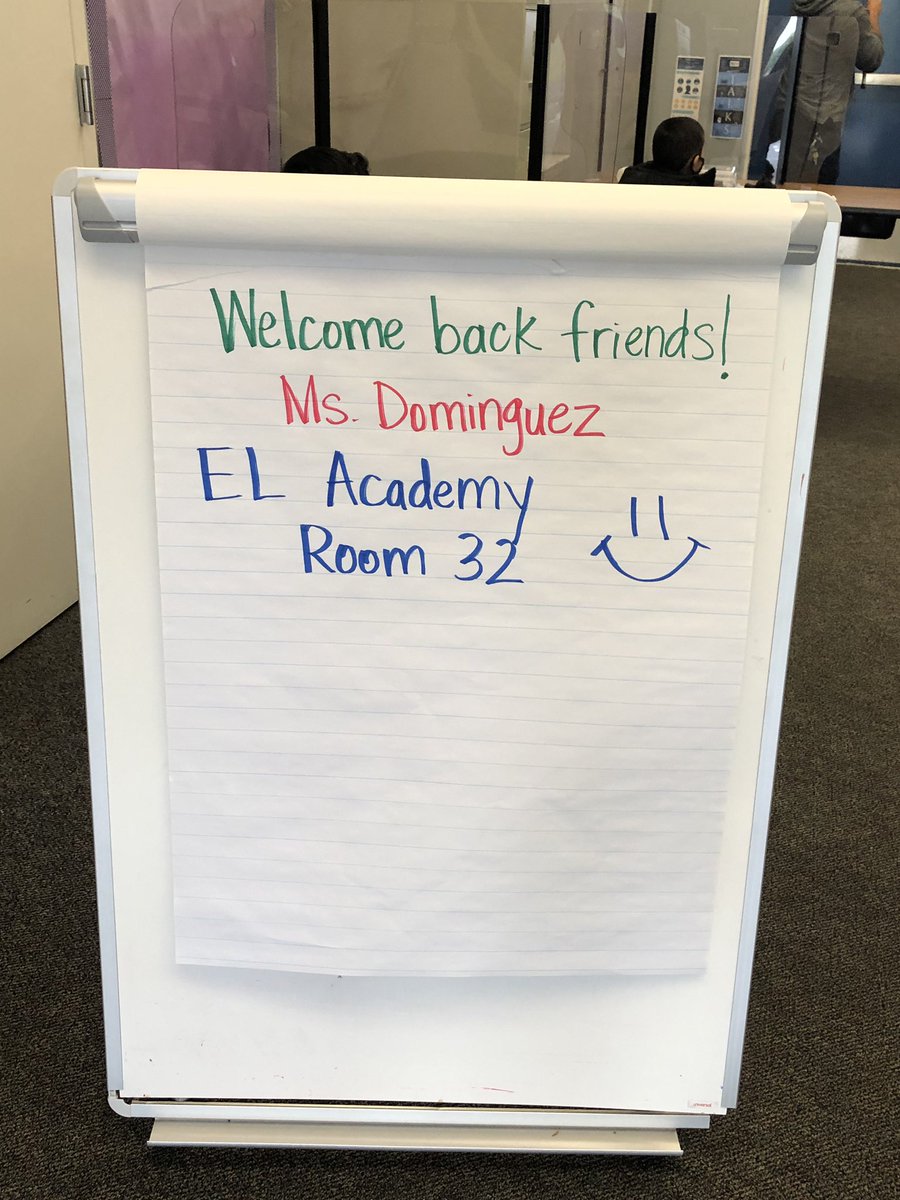 nlmusd's tweet photo. The NLMUSD EL ACADEMY is Now OPEN! Students and Staff are  excited to be back on campus! 1st Graders at Dolland, Johnston &amp; Lampton are SUPER HAPPY about going back to school! #nlmusd #futureready https://t.co/ETzaaWTave