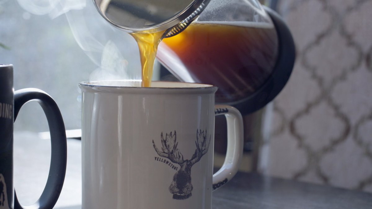 One of the only times our #frenchpress was outdone; we honor #WorldWildlifeDay by remembering our trips to #Yellowstone and the amazing life that exists there