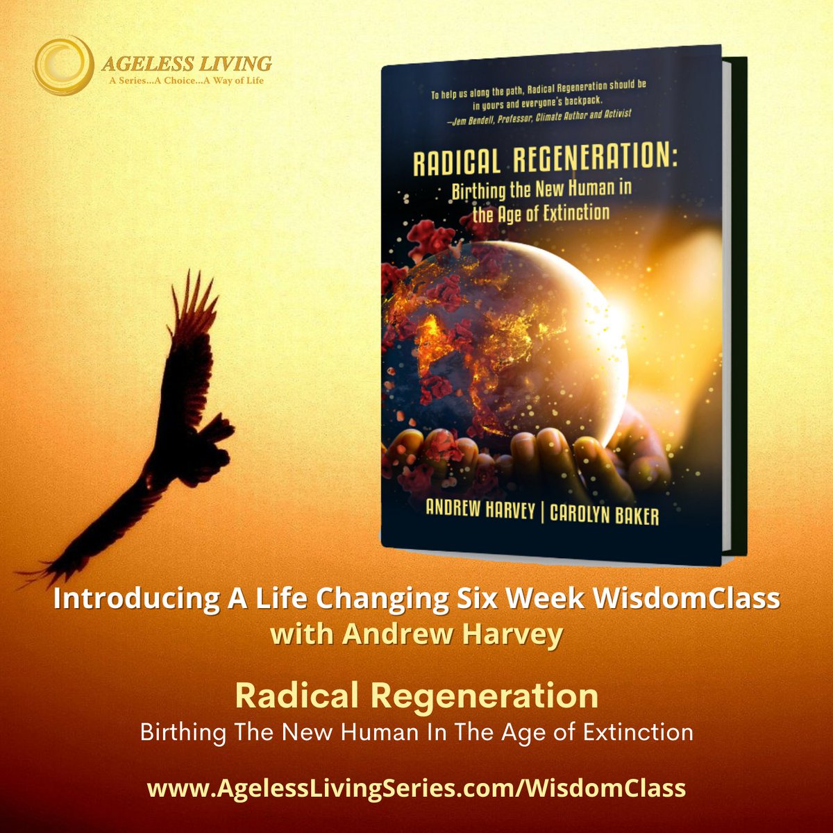 fearlessage1's tweet photo. Eve Ensler, Tony Award-winning playwright, activist & author speaks highly of #RadicalRegeneration. Join this 6-Week #AgelessLivingSeries #WisdomClass with #AndrewHarvey for a life changing experience! Starts Mar 18 https://t.co/4EJeC1frIF
#Rumi #SacredActivism #ConsciousLiving https://t.co/mtLIIlPAe4