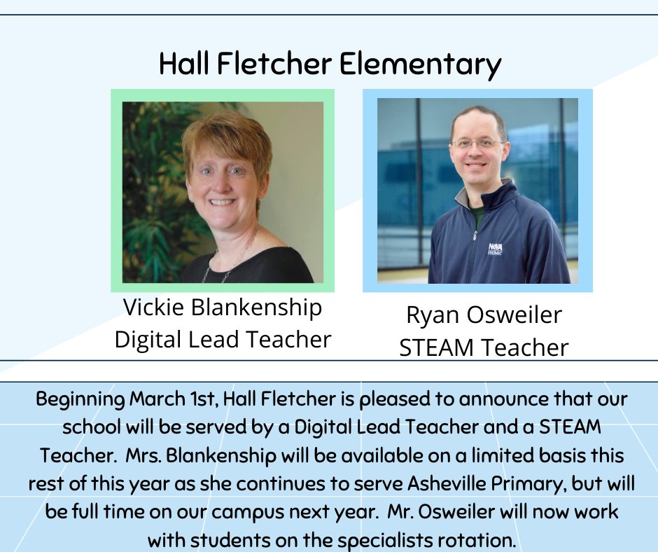 Hall Fletcher Elementary School tweet media