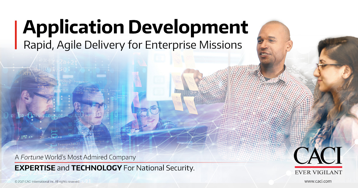 CACIIntl's tweet image. CACI’s #applicationsdevelopment drives rapid modernization with leading-edge commercial technologies through strategic partnerships with @salesforce, @servicenow, @SAP, and more: bit.ly/3basanI