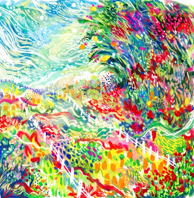 oh bright colours u say? I've always been a big fan? #ArtsOfVibrancy 