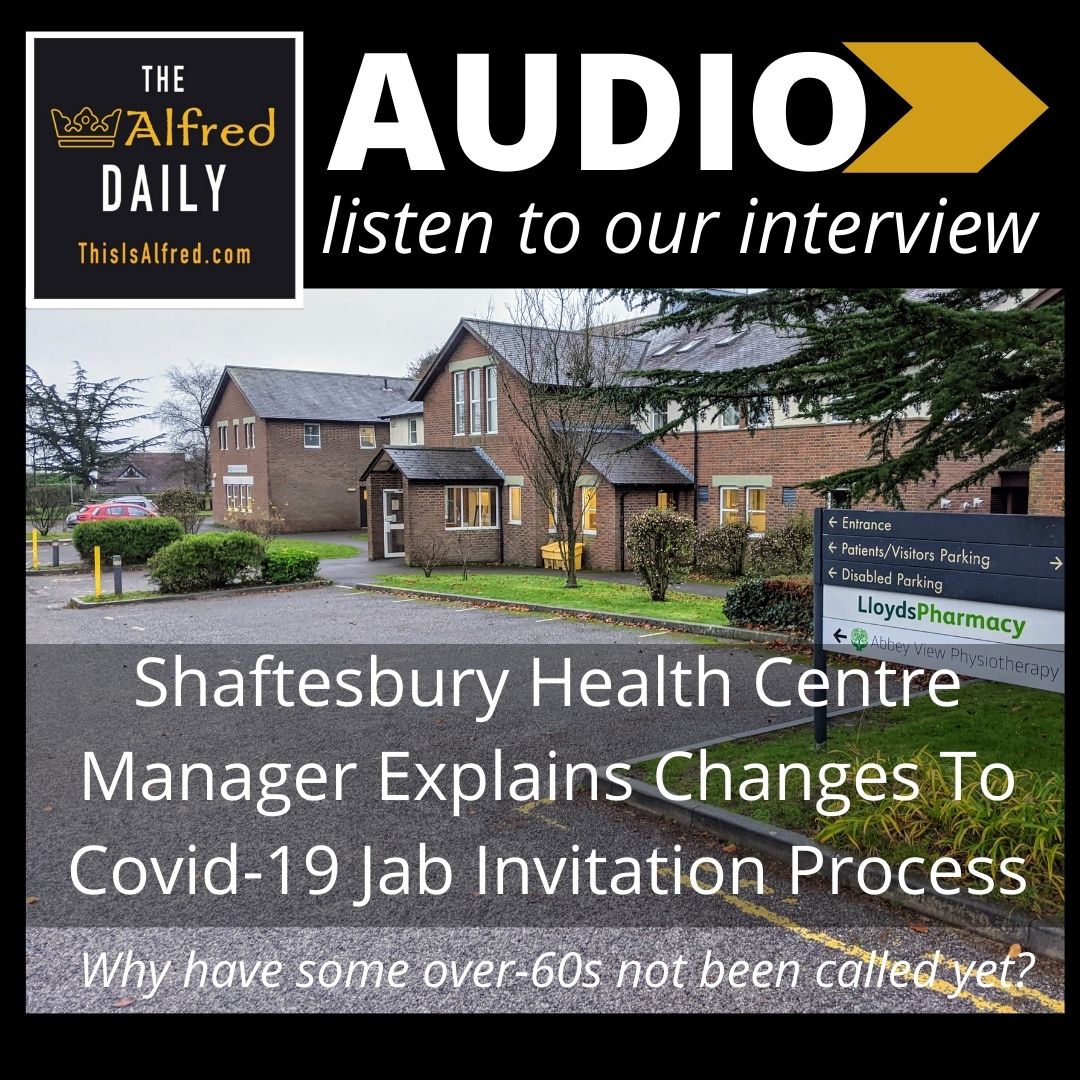 Alfred (@listentoalfred) on Twitter photo AUDIO: Sara Froud from #Shaftesbury's Abbey View Medical Centre explains how the COVID-19 vaccination invitation process has been slightly altered to speed up the national rollout. Listen to our report for the full story: bit.ly/3reesFZ
#Dorset <a href="/blackmorevaleGP/">Blackmorevale GPs</a> AUDIO: Sara Froud from #Shaftesbury's Abbey View Medical Centre explains how the COVID-19 vaccination invitation process has been slightly altered to speed up the national rollout. Listen to our report for the full story: bit.ly/3reesFZ
#Dorset <a href="/blackmorevaleGP/">Blackmorevale GPs</a>