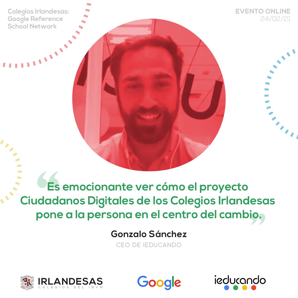 CIrlandesasBami's tweet photo. Rescatamos algunos ecos del evento de la semana pasada😊¡Gracias @GonzaloETC @googleforedu, @GonzaloSanPer @ieducando y Elena Cerdeiras del @IBVM_Irlandesas 😉 ¡Puedes verlo aquí!👉https://t.co/GhCcKVGRfC
#ElMundoEsParaMí #ColegiosIrlandesas #GoogleReferenceSchoolNetwork @Google https://t.co/awaGr0QXTt